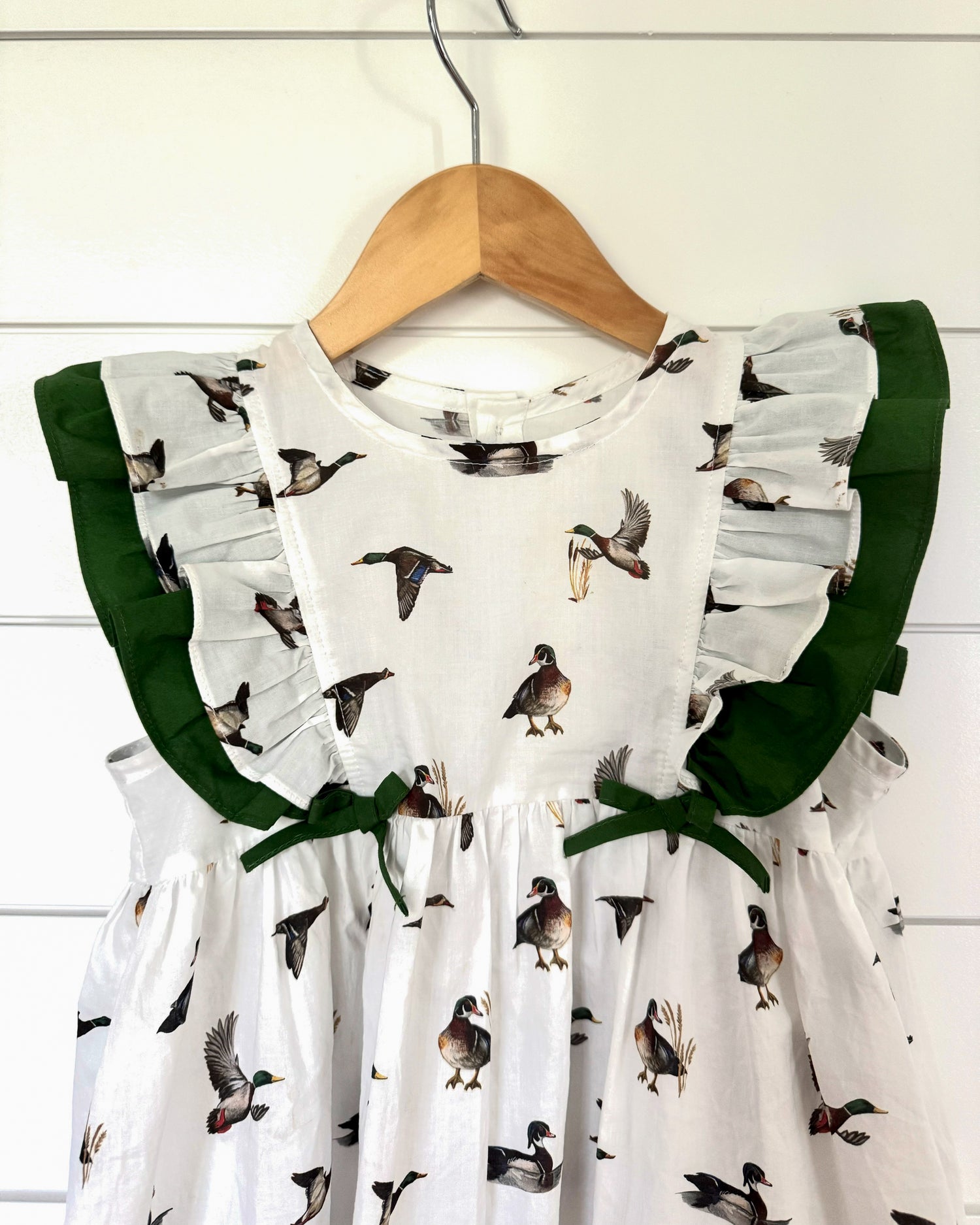 Diving Ducks - Flutter Sleeve Dress