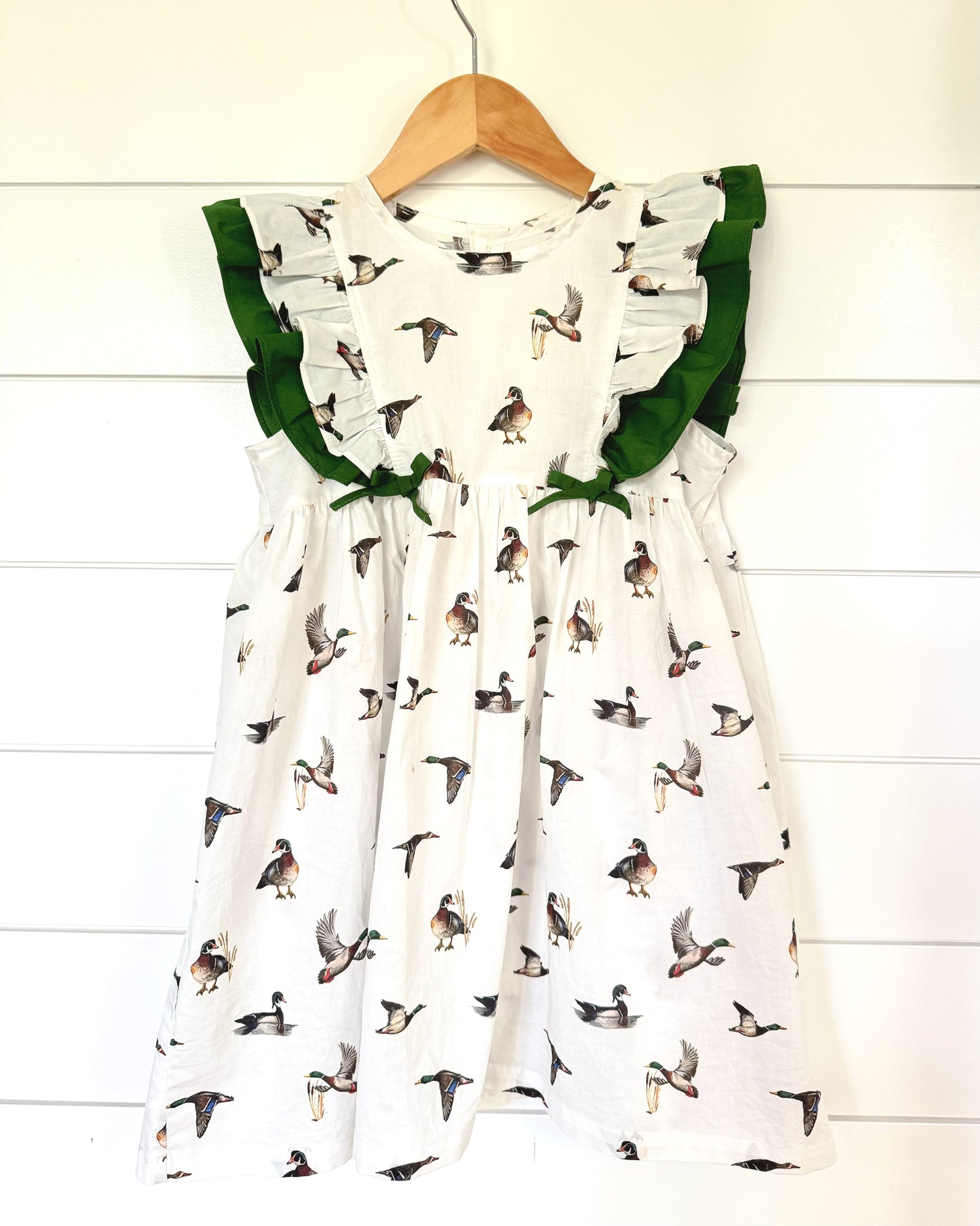 Diving Ducks - Flutter Sleeve Dress