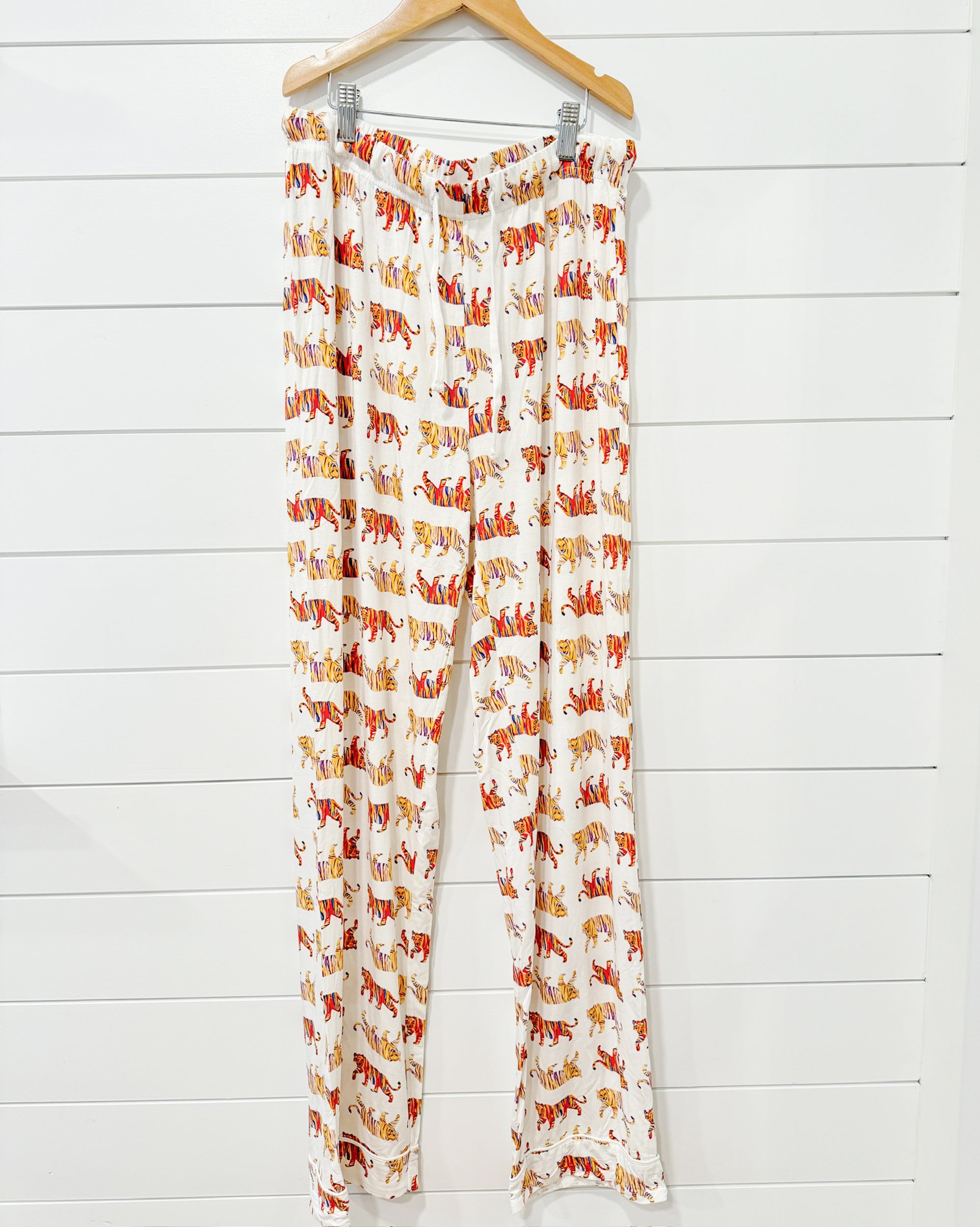 Tiger print pajama pants sale