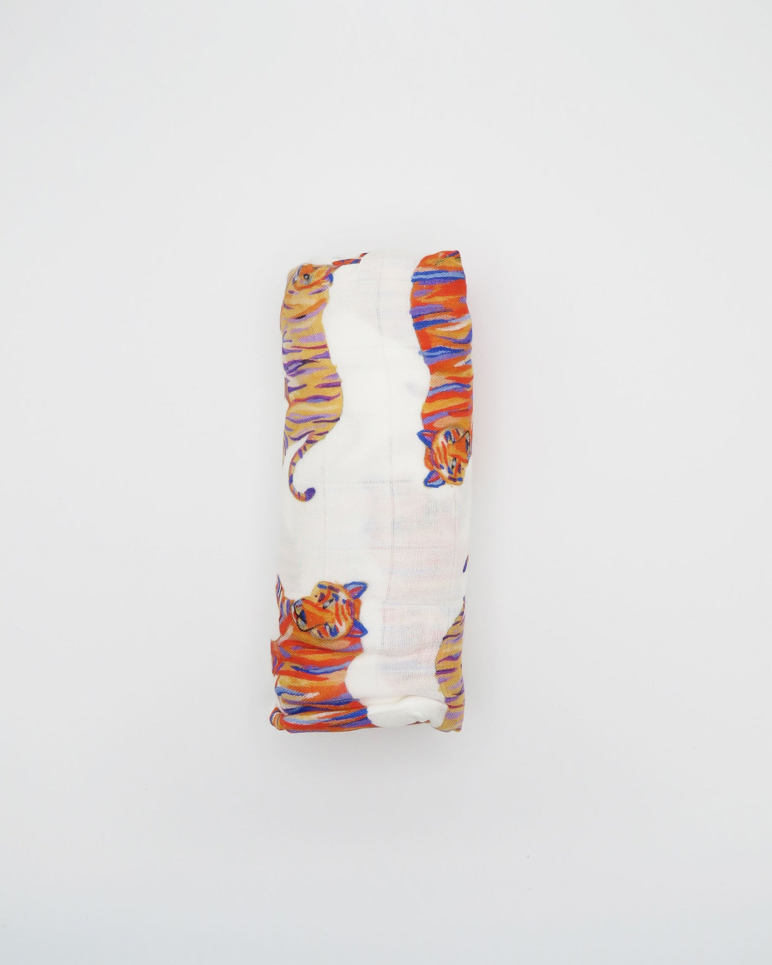 Soft and comfy Easy Tiger Swaddle made from organic cotton and bamboo