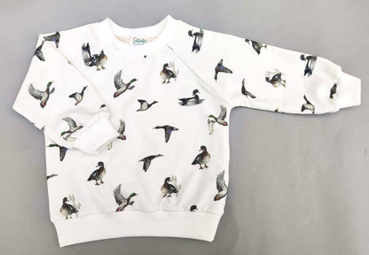 Diving Ducks - Drop Sleeve Sweatshirt