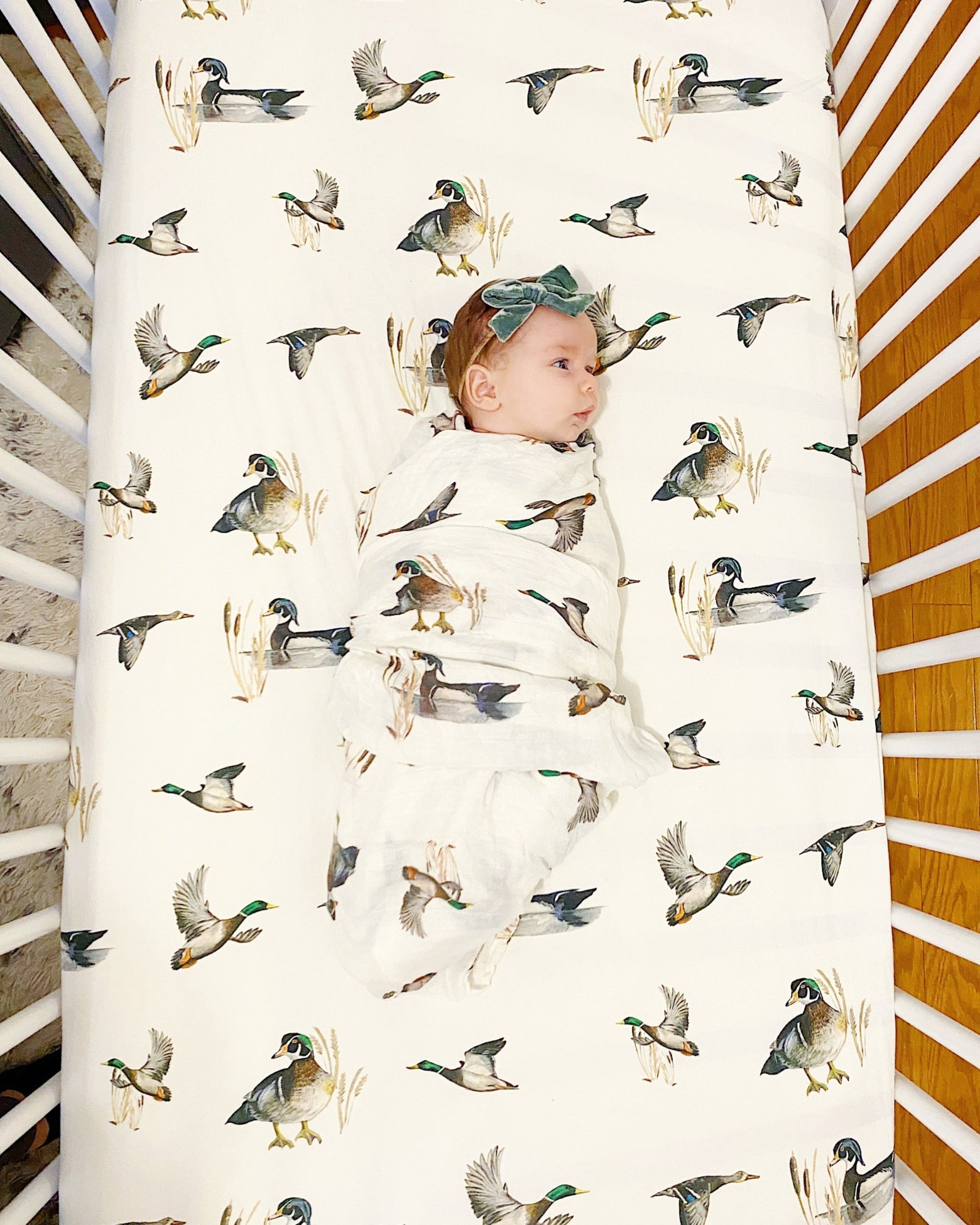 Duck crib sheets on sale