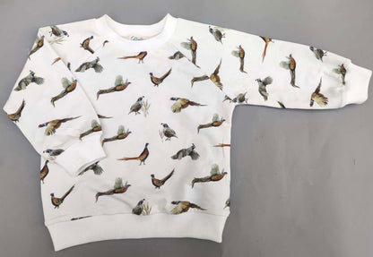 Pheasants &amp; Quail - Drop Sleeve Sweatshirt